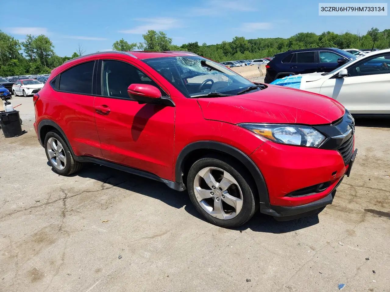 2017 Honda Hr-V Exl VIN: 3CZRU6H79HM733134 Lot: 61079386