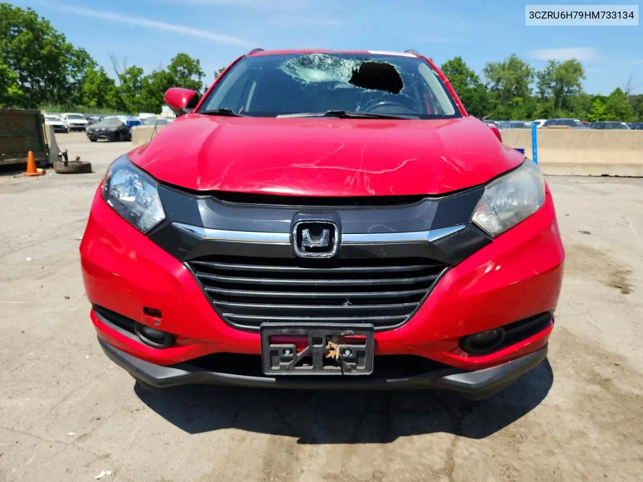 2017 Honda Hr-V Exl VIN: 3CZRU6H79HM733134 Lot: 61079386