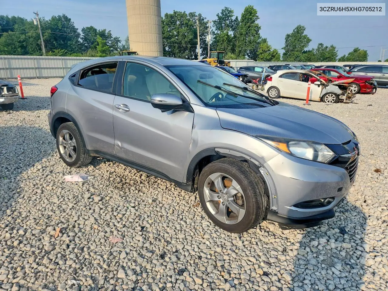 2017 Honda Hr-V Ex VIN: 3CZRU6H5XHG705212 Lot: 61386436