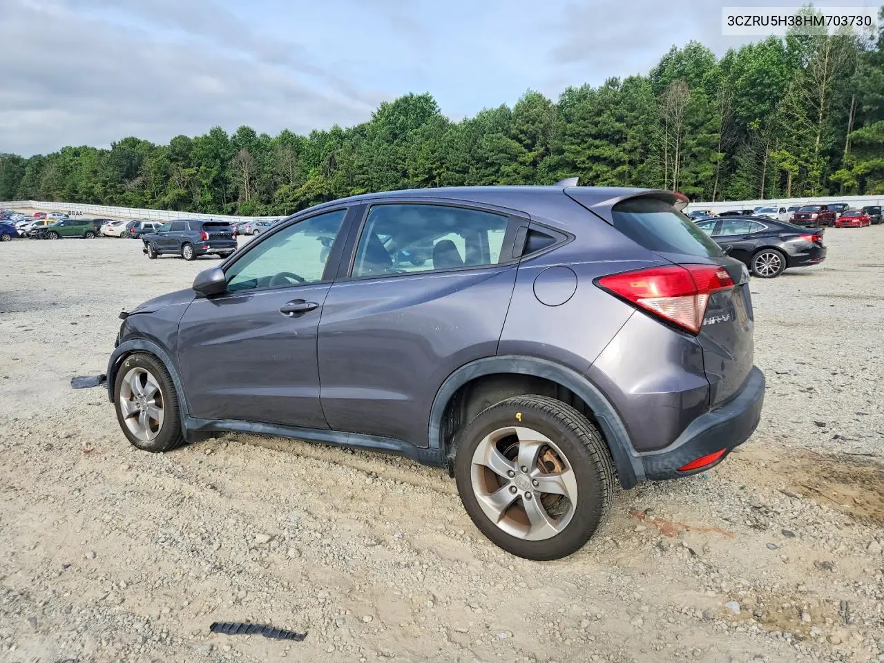 2017 Honda Hr-V Lx VIN: 3CZRU5H38HM703730 Lot: 61513186