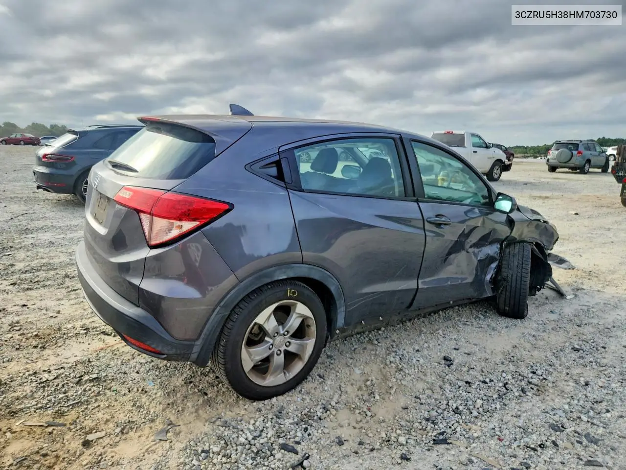 2017 Honda Hr-V Lx VIN: 3CZRU5H38HM703730 Lot: 61513186
