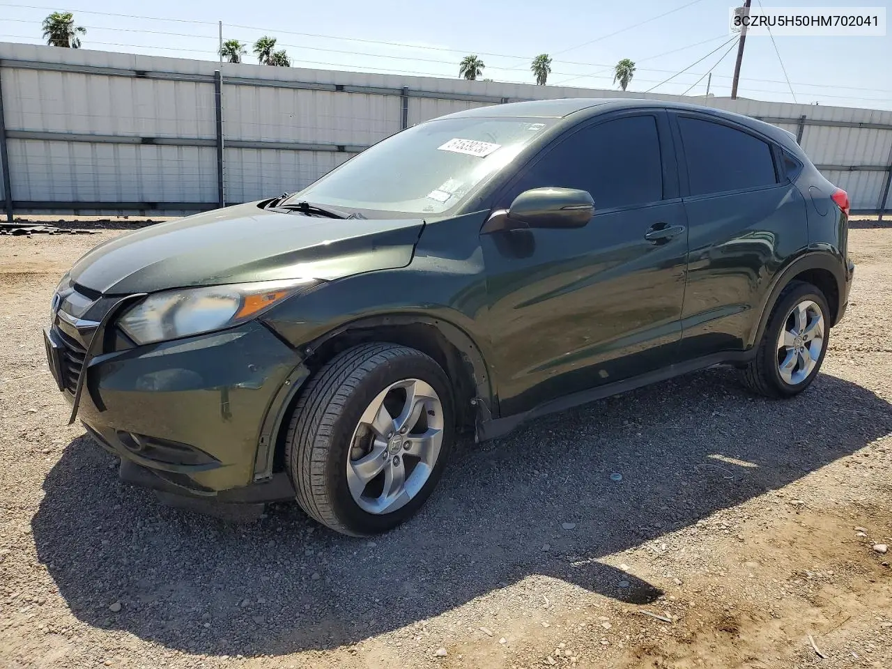 2017 Honda Hr-V VIN: 3CZRU5H50HM702041 Lot: 61539256