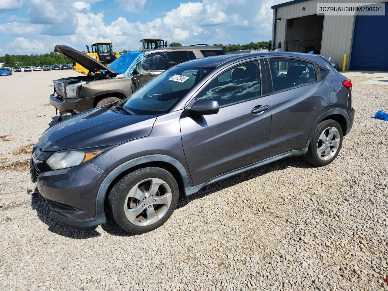 2017 Honda Hr-V Lx VIN: 3CZRU6H38HM700901 Lot: 61922956