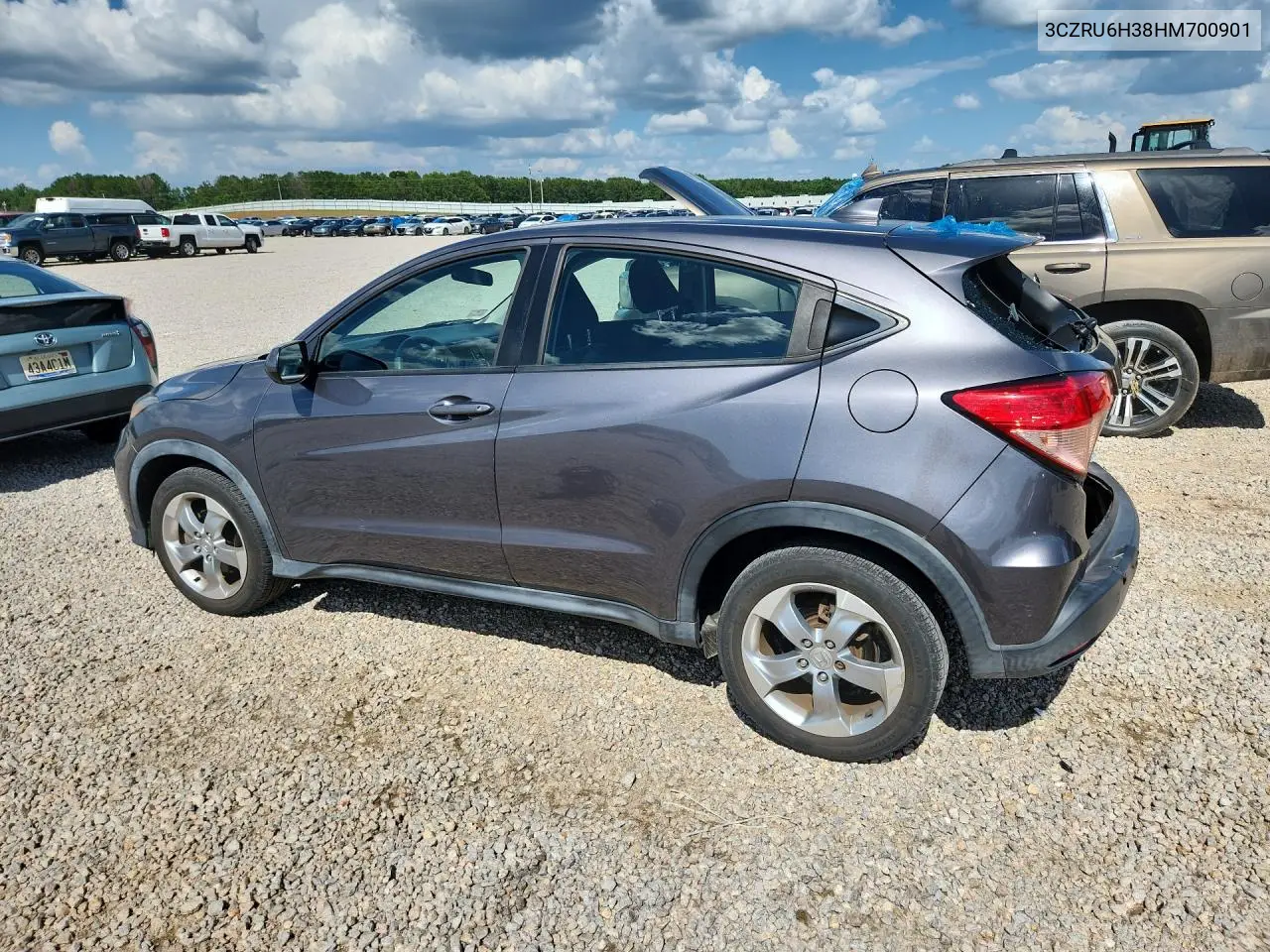 2017 Honda Hr-V Lx VIN: 3CZRU6H38HM700901 Lot: 61922956