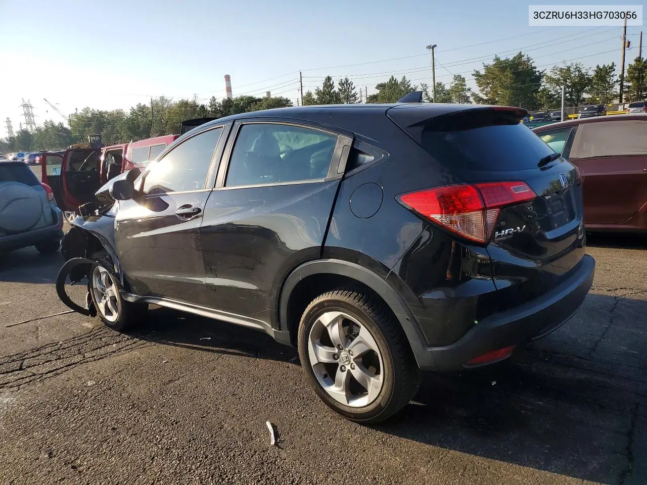 2017 Honda Hr-V Lx VIN: 3CZRU6H33HG703056 Lot: 61997596