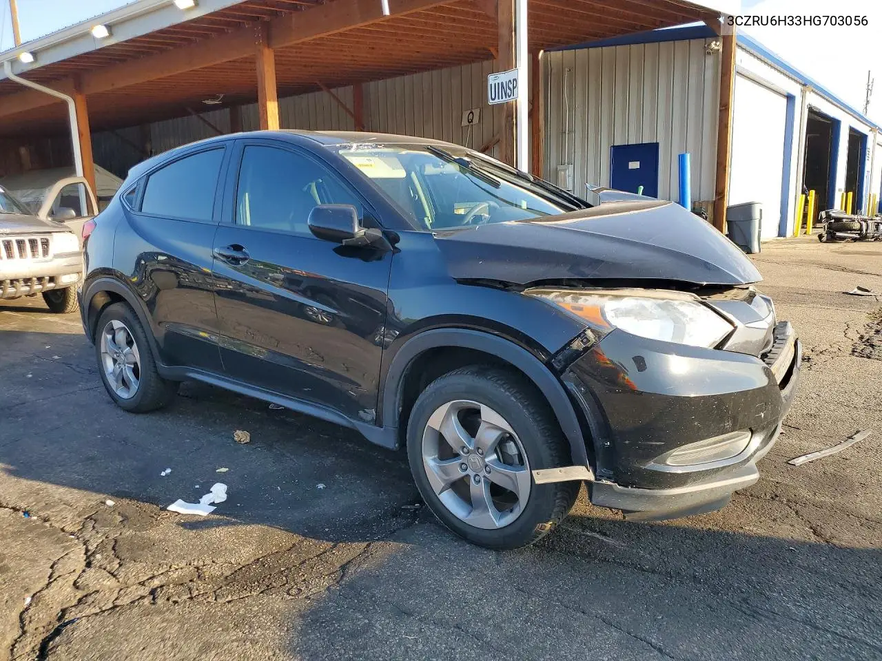 2017 Honda Hr-V Lx VIN: 3CZRU6H33HG703056 Lot: 61997596