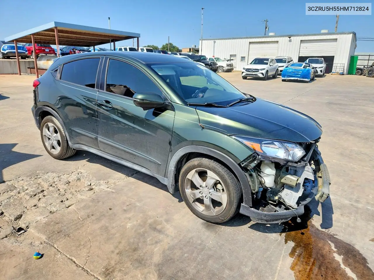 2017 Honda Hr-V Ex VIN: 3CZRU5H55HM712824 Lot: 62227016