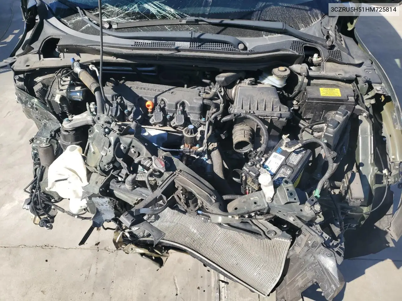 3CZRU5H51HM725814 2017 Honda Hr-V Ex