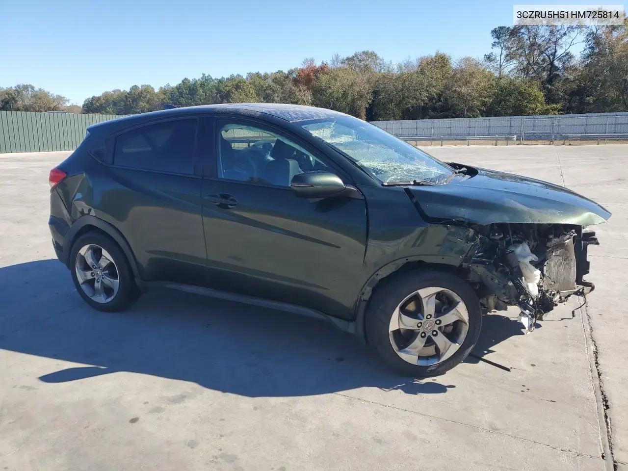 3CZRU5H51HM725814 2017 Honda Hr-V Ex