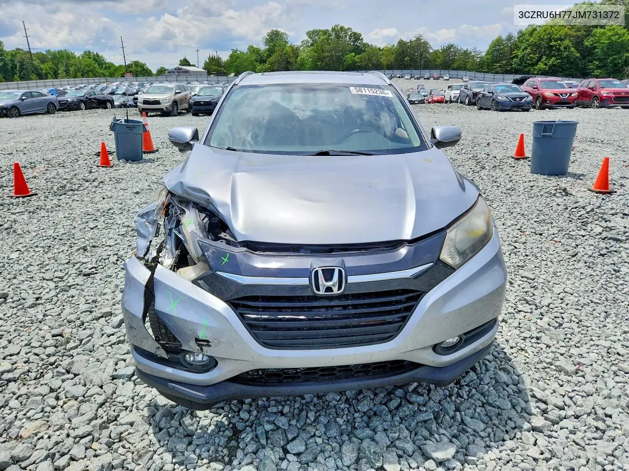 2018 Honda Hr-V Exl VIN: 3CZRU6H77JM731372 Lot: 58115236