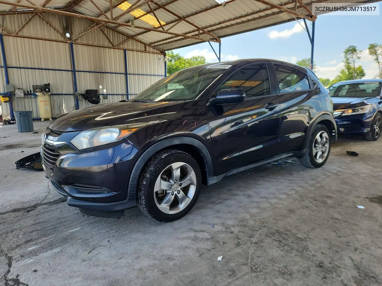2018 Honda Hr-V Lx VIN: 3CZRU5H36JM713517 Lot: 60061556