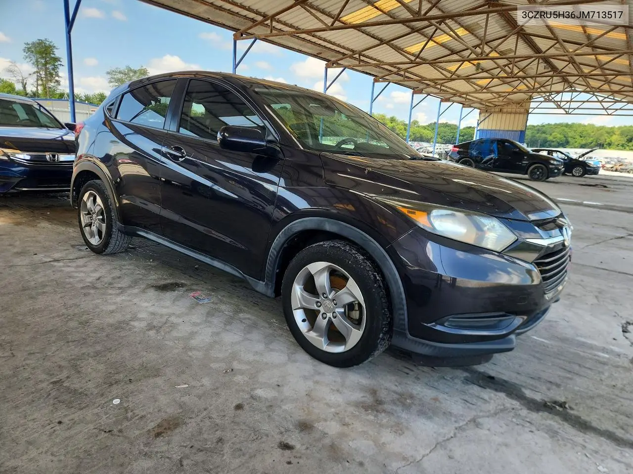 2018 Honda Hr-V Lx VIN: 3CZRU5H36JM713517 Lot: 60061556