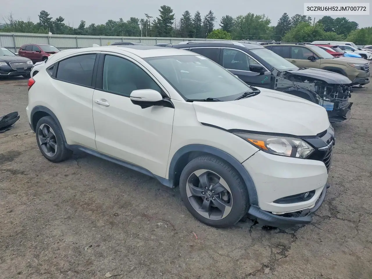 2018 Honda Hr-V Ex VIN: 3CZRU6H52JM700772 Lot: 60138146
