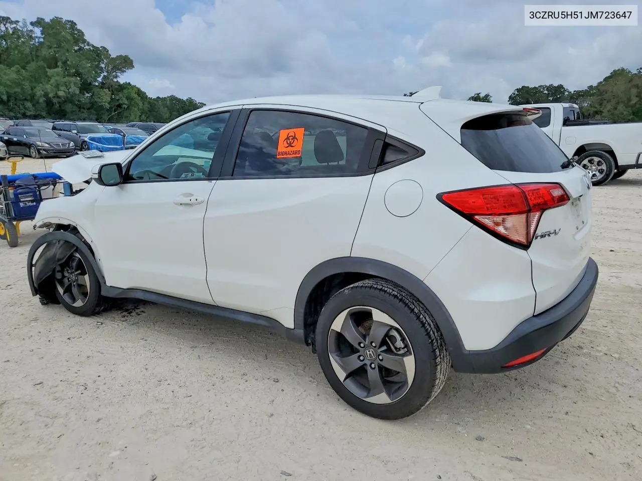 2018 Honda Hr-V Ex VIN: 3CZRU5H51JM723647 Lot: 60362366