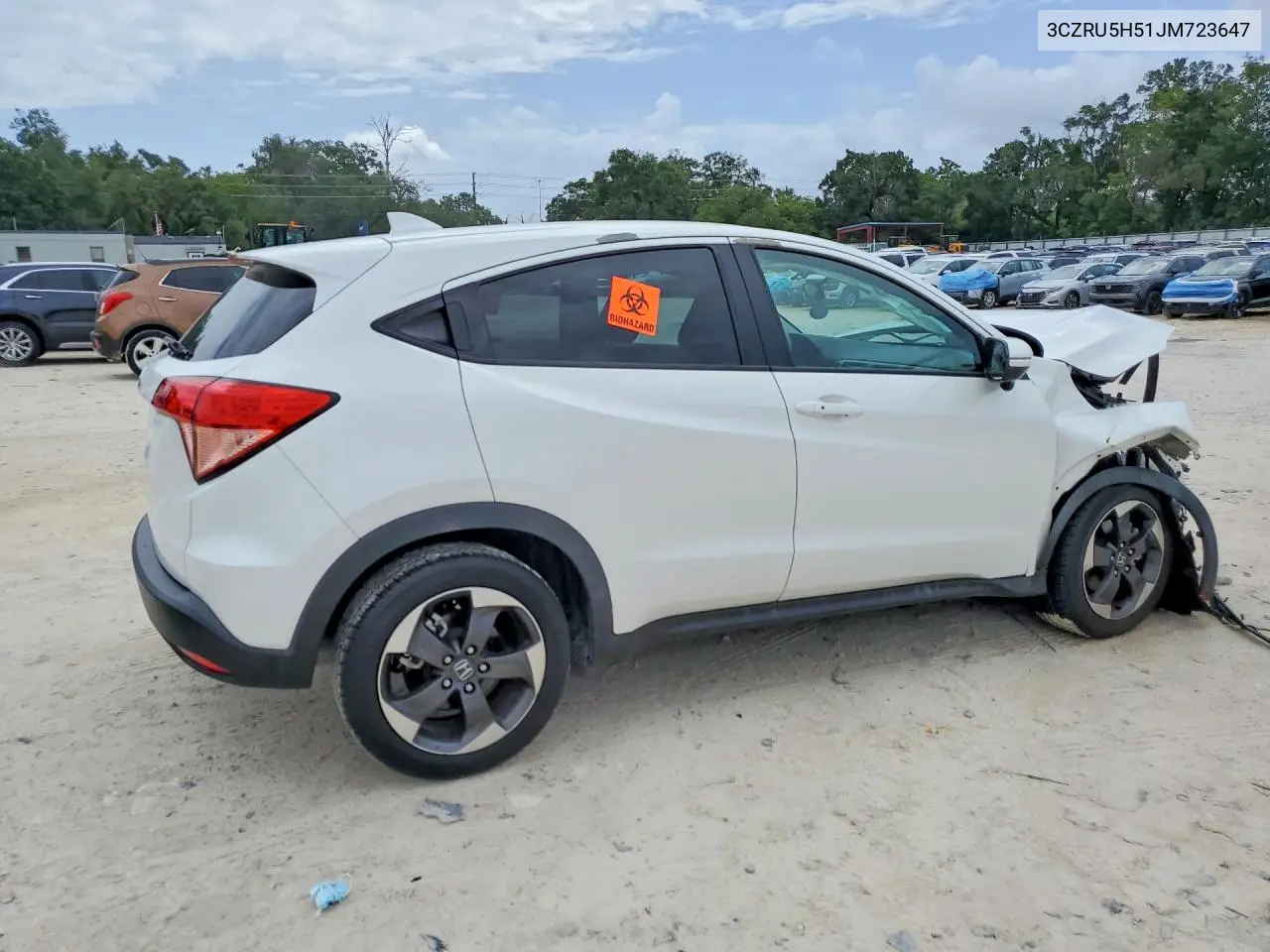 2018 Honda Hr-V Ex VIN: 3CZRU5H51JM723647 Lot: 60362366
