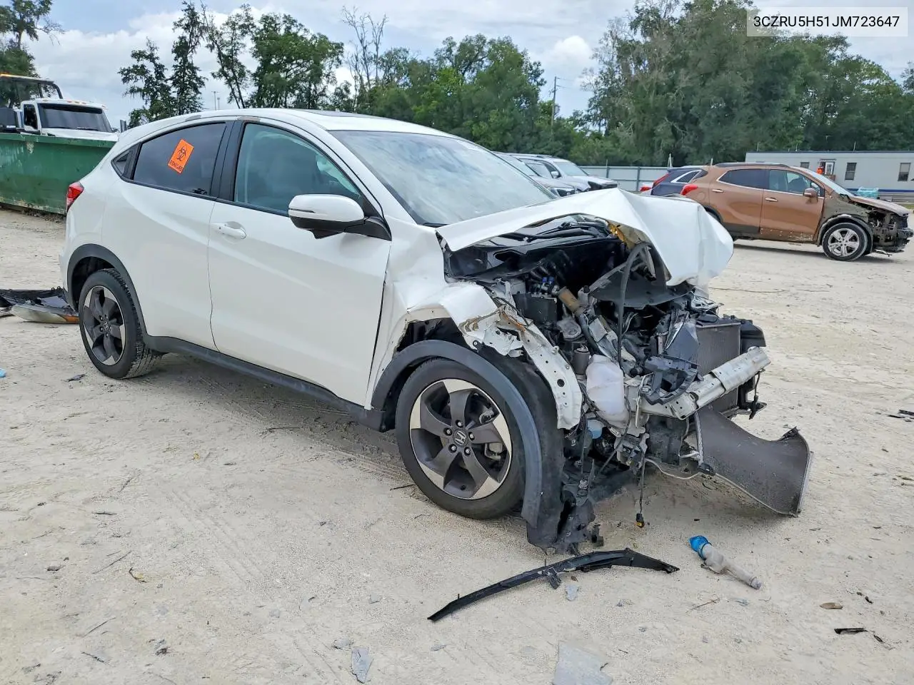 2018 Honda Hr-V Ex VIN: 3CZRU5H51JM723647 Lot: 60362366