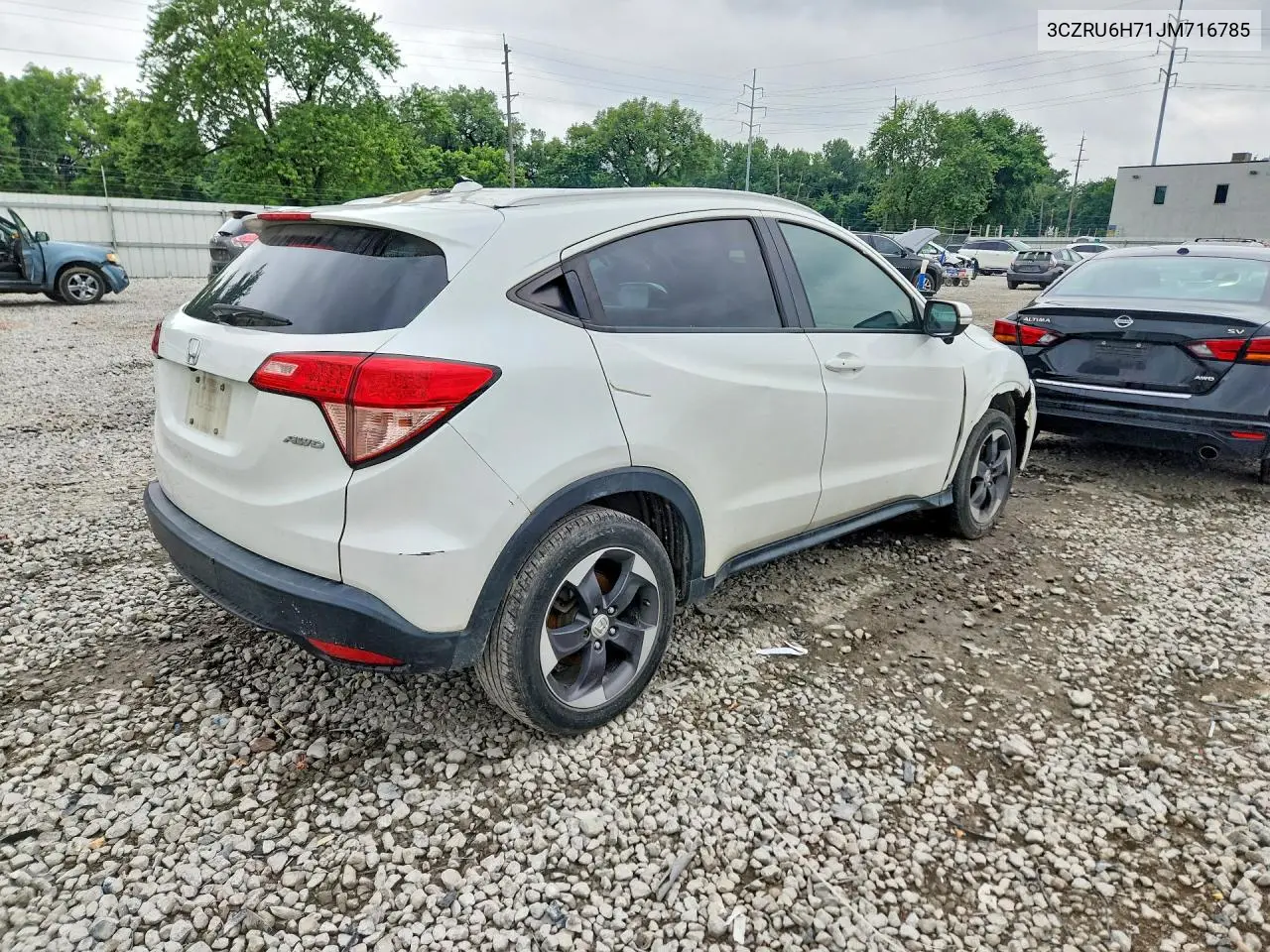 2018 Honda Hr-V Exl VIN: 3CZRU6H71JM716785 Lot: 60657536