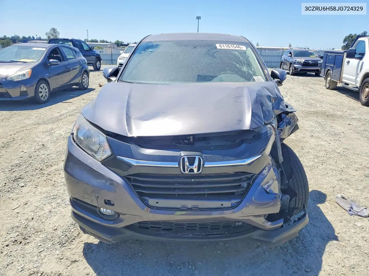 2018 Honda Hr-V Ex VIN: 3CZRU6H58JG724329 Lot: 61161546