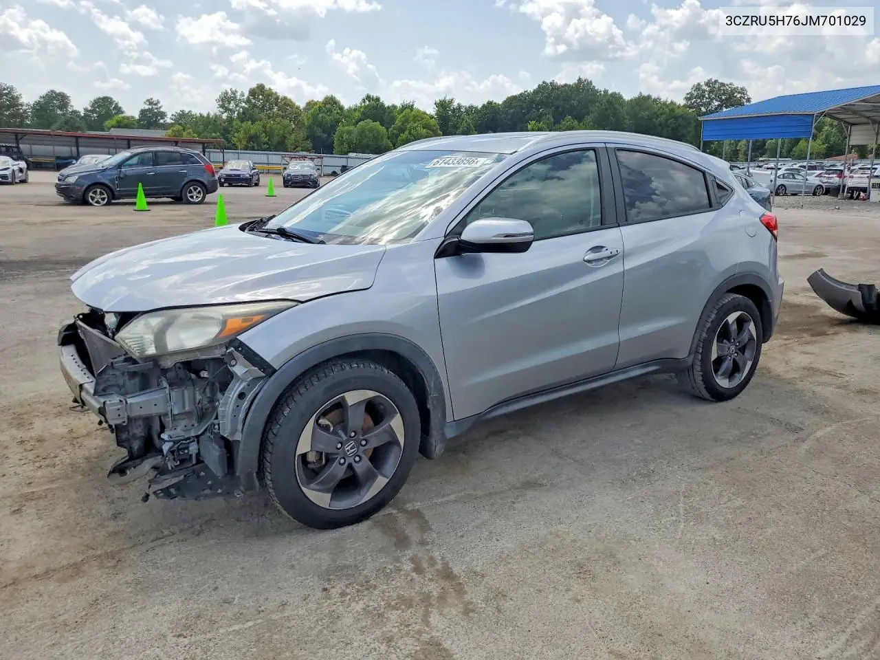 2018 Honda Hr-V Exl VIN: 3CZRU5H76JM701029 Lot: 61433856