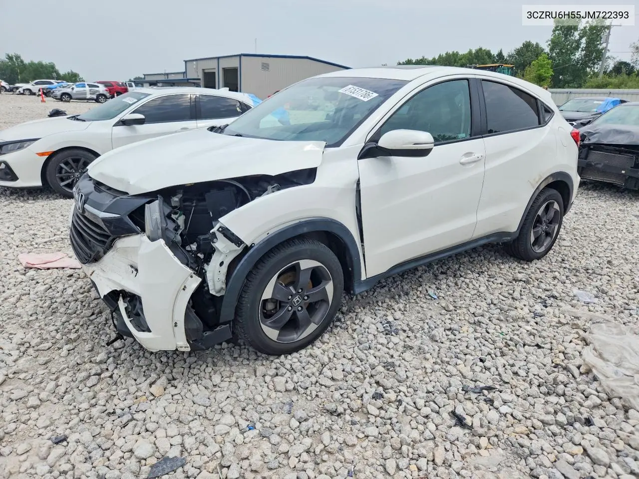 2018 Honda Hr-V Ex VIN: 3CZRU6H55JM722393 Lot: 61531786