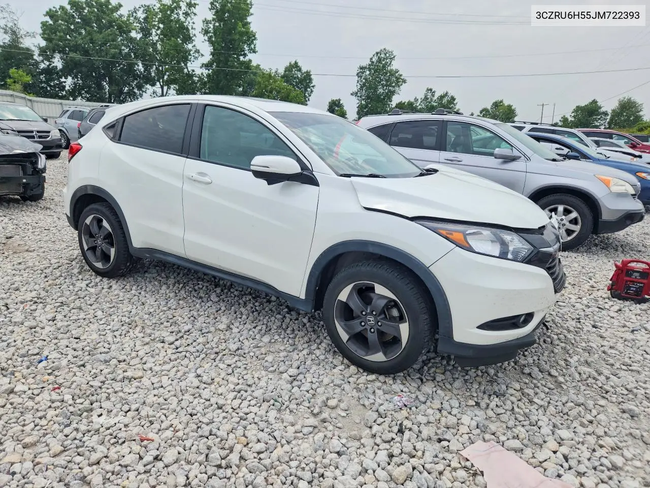 2018 Honda Hr-V Ex VIN: 3CZRU6H55JM722393 Lot: 61531786
