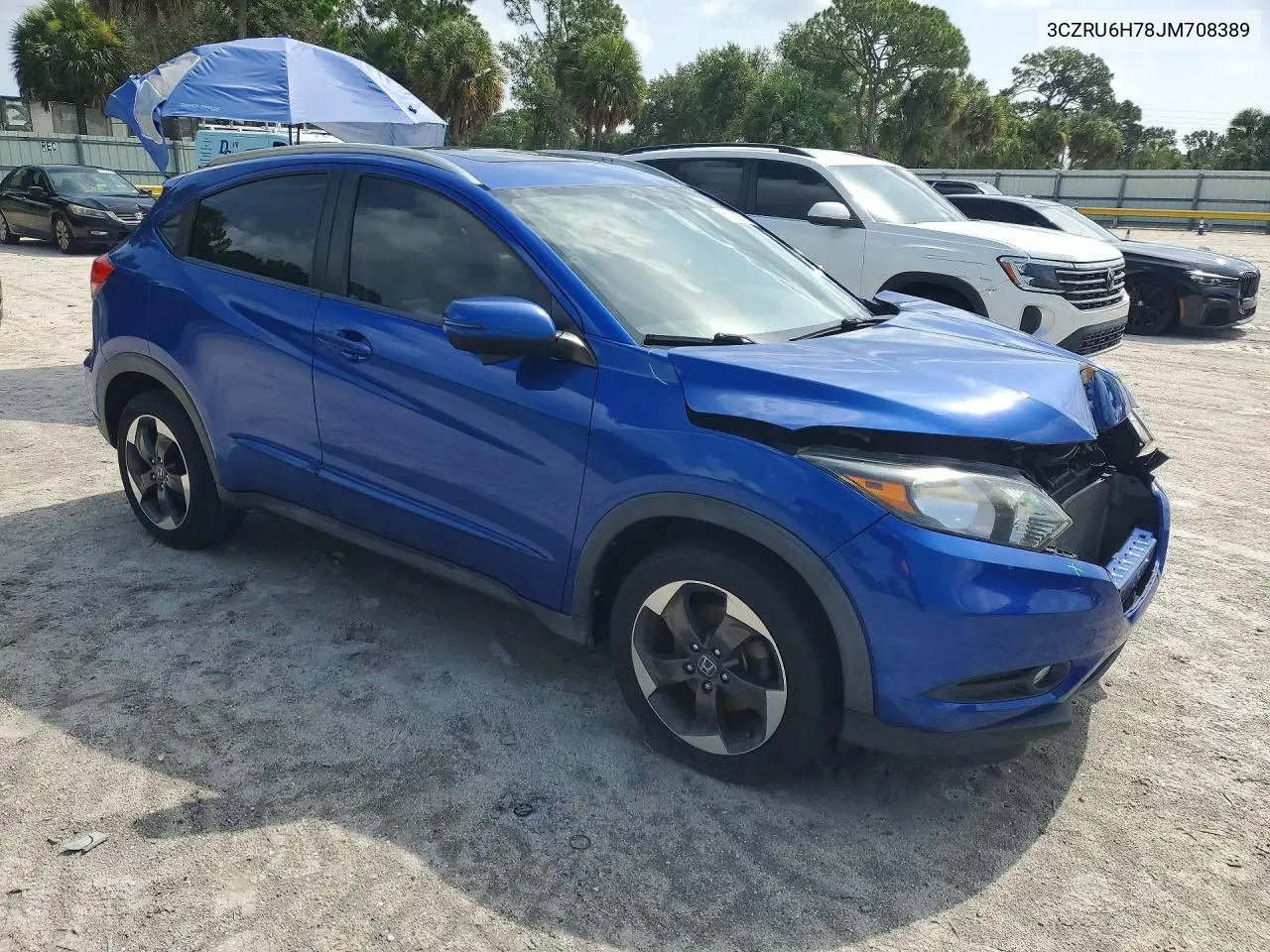2018 Honda Hr-V Exl VIN: 3CZRU6H78JM708389 Lot: 61590736
