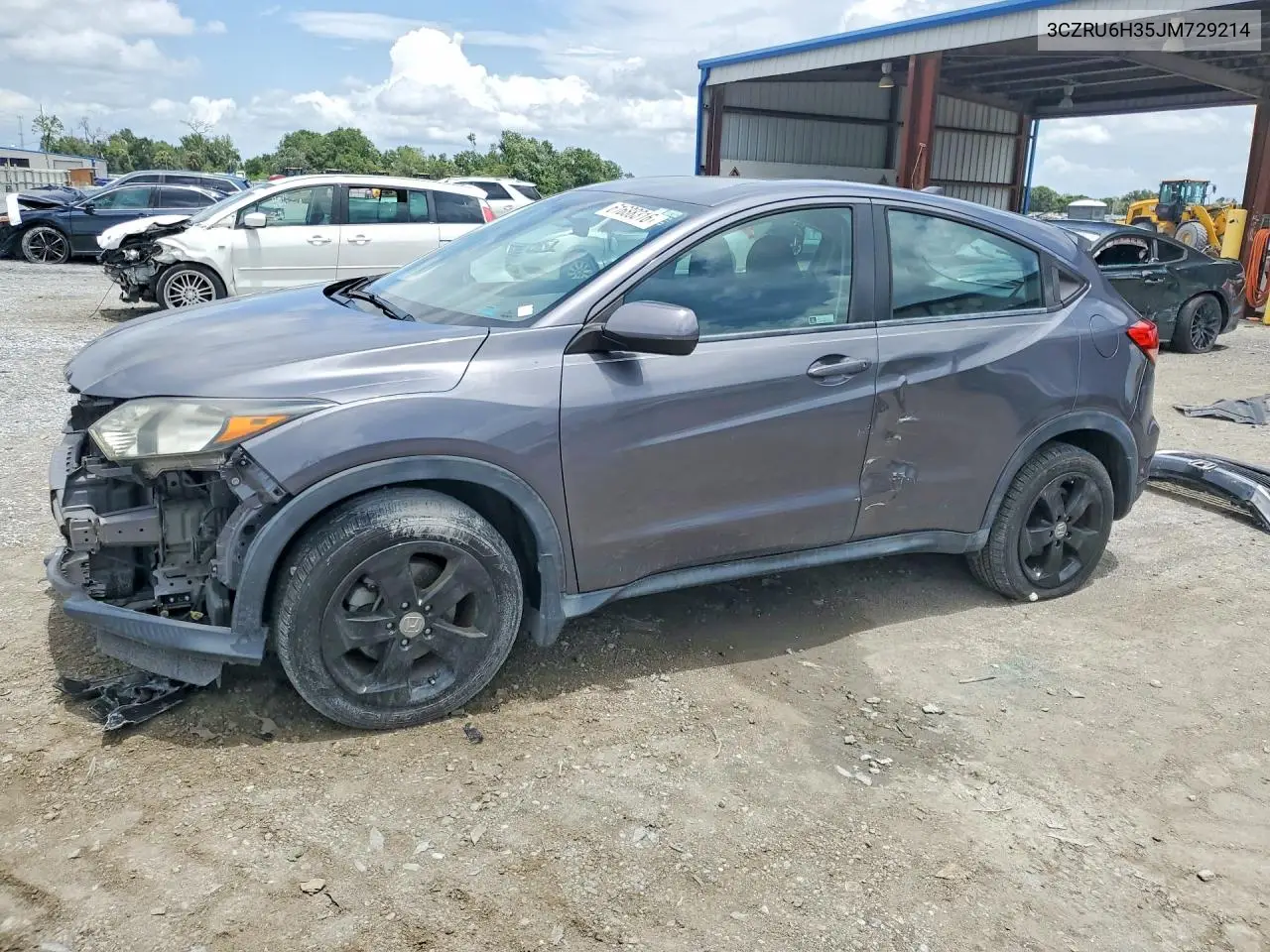 2018 Honda Hr-V Lx VIN: 3CZRU6H35JM729214 Lot: 61688316