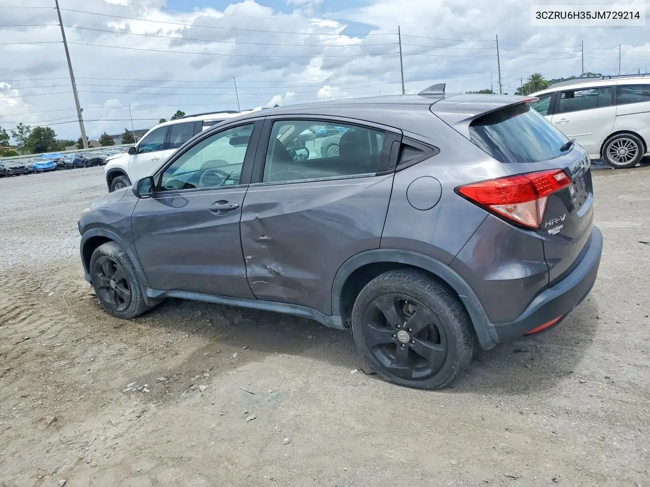 2018 Honda Hr-V Lx VIN: 3CZRU6H35JM729214 Lot: 61688316