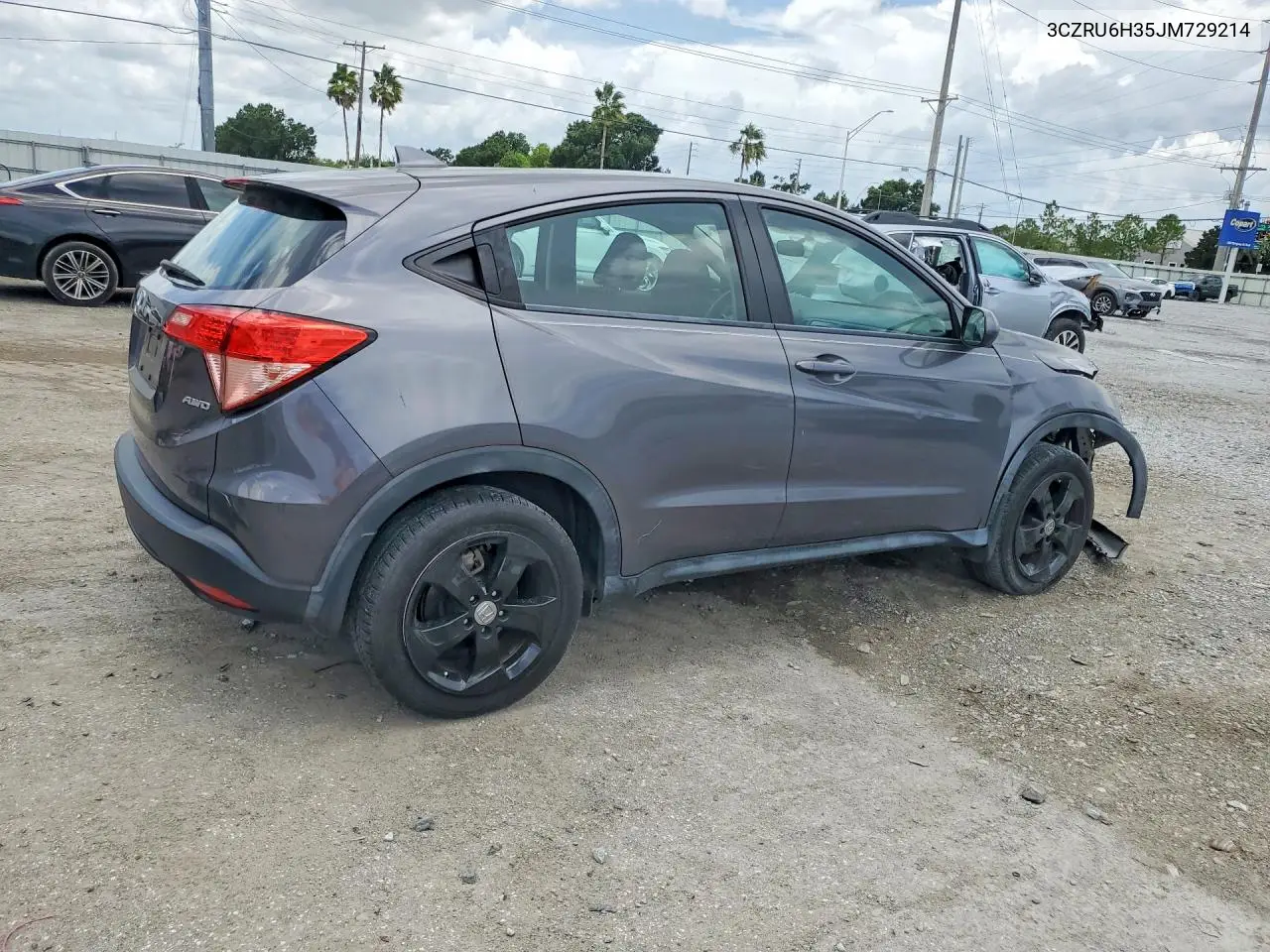 2018 Honda Hr-V Lx VIN: 3CZRU6H35JM729214 Lot: 61688316