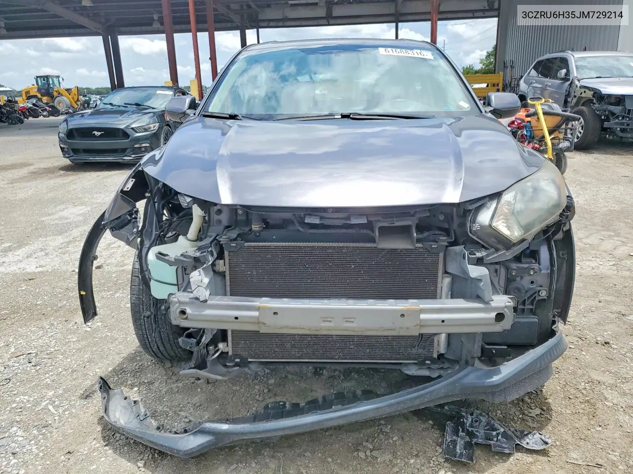 2018 Honda Hr-V Lx VIN: 3CZRU6H35JM729214 Lot: 61688316