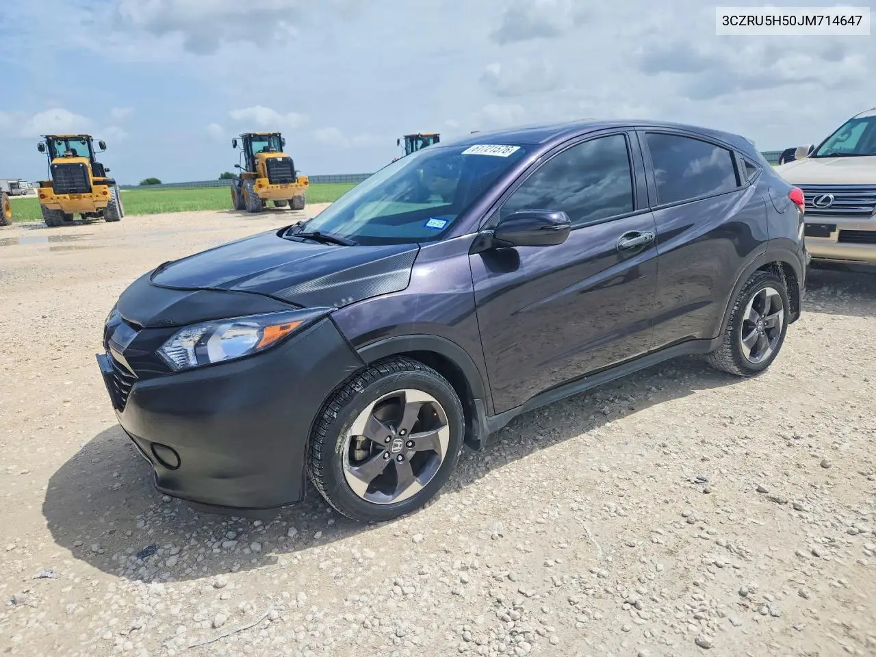 2018 Honda Hr-V Ex VIN: 3CZRU5H50JM714647 Lot: 61721576