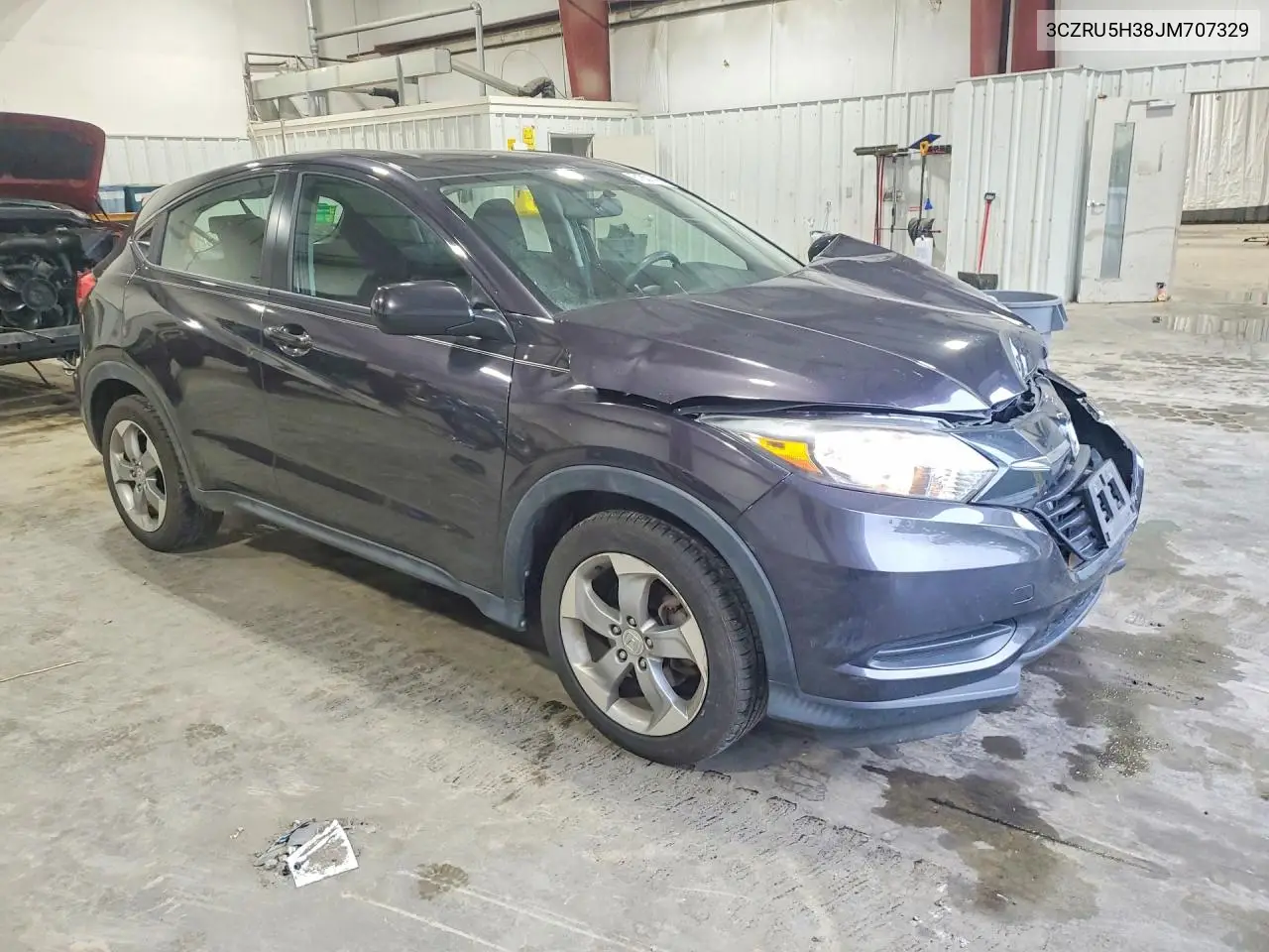 2018 Honda Hr-V Lx VIN: 3CZRU5H38JM707329 Lot: 61801416