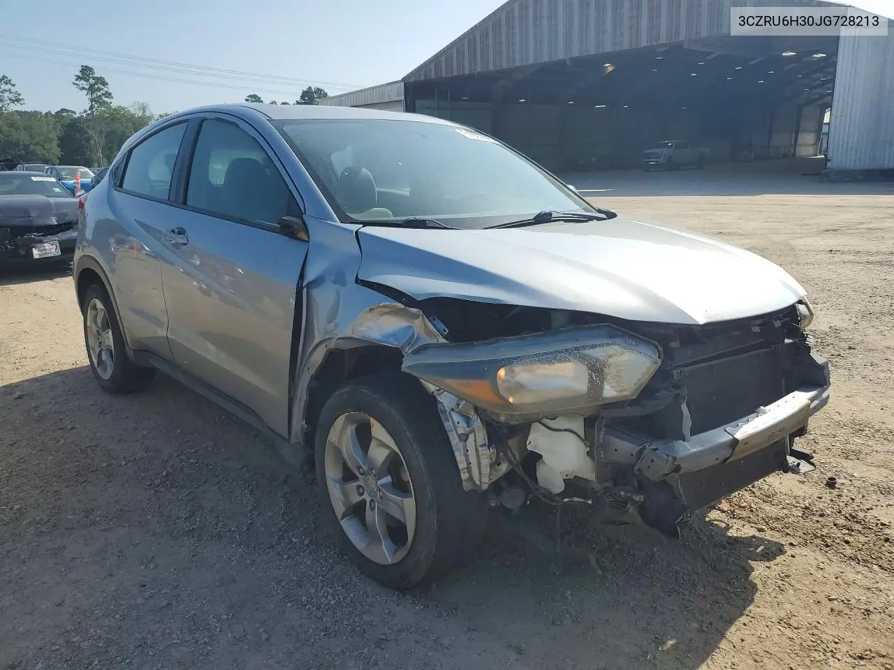 2018 Honda Hr-V Lx VIN: 3CZRU6H30JG728213 Lot: 61923826