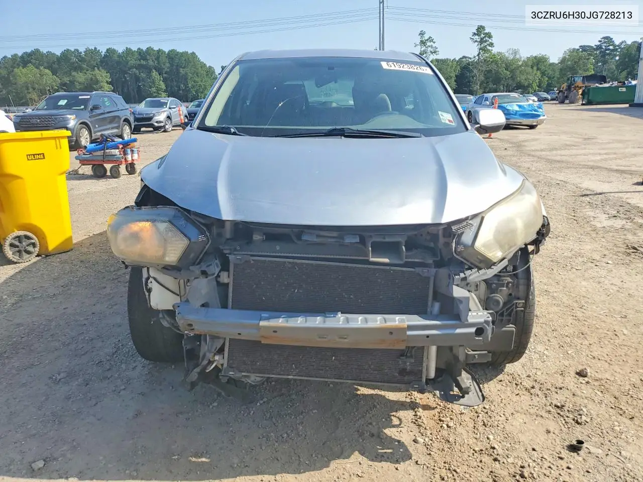2018 Honda Hr-V Lx VIN: 3CZRU6H30JG728213 Lot: 61923826