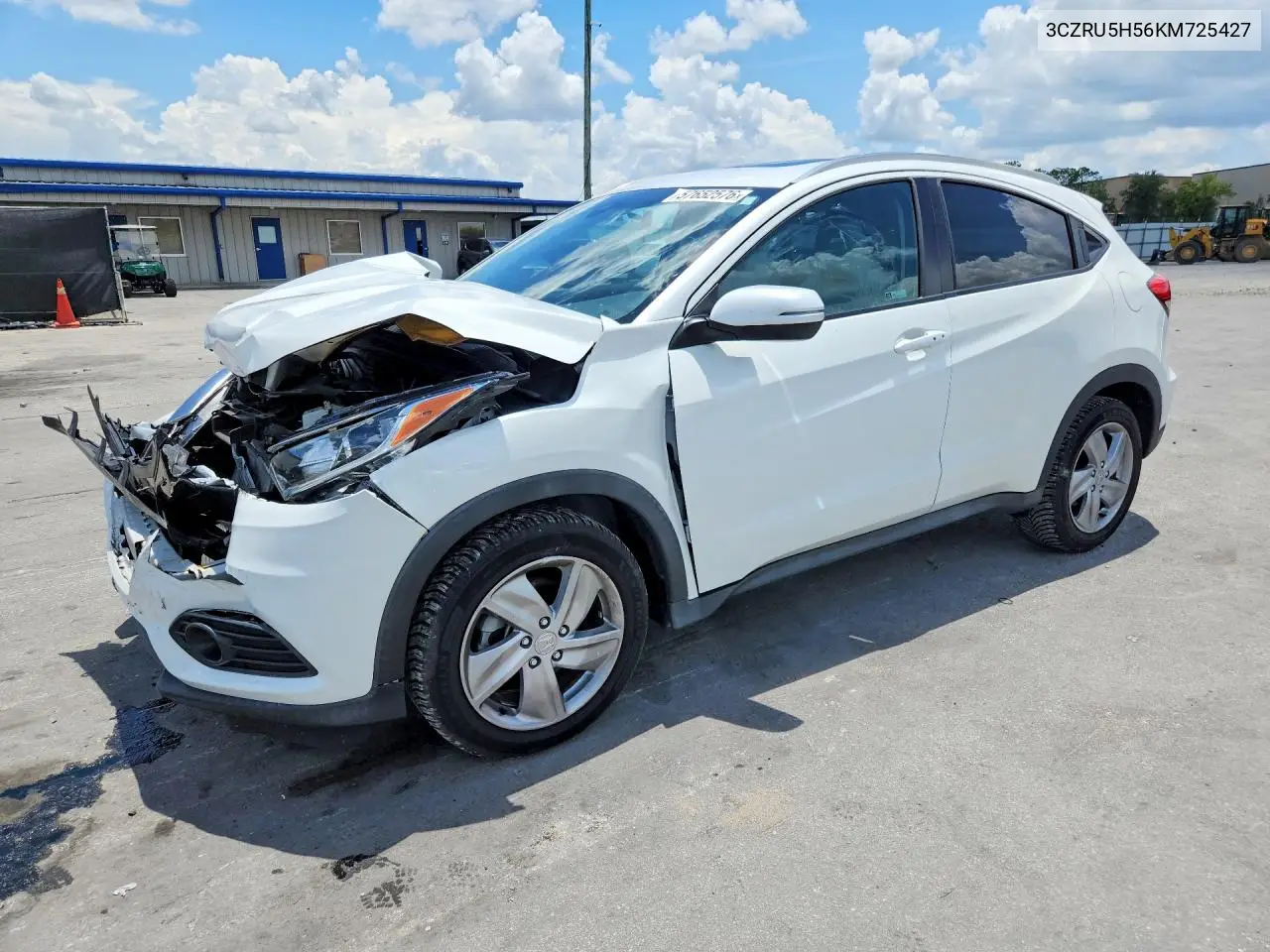 2019 Honda Hr-V Ex VIN: 3CZRU5H56KM725427 Lot: 57652576