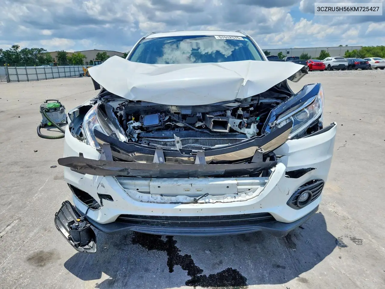 2019 Honda Hr-V Ex VIN: 3CZRU5H56KM725427 Lot: 57652576