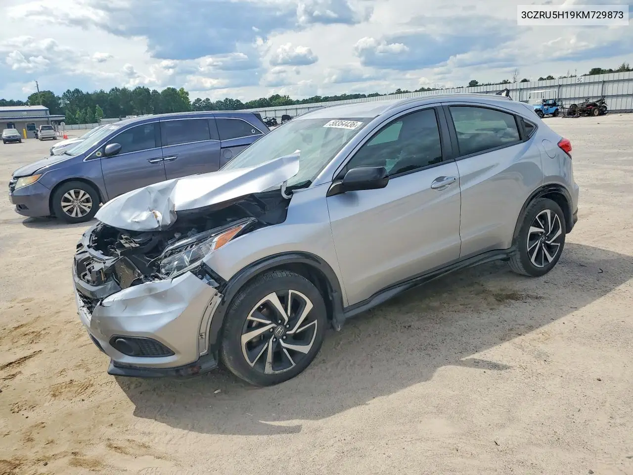 2019 Honda Hr-V Sport VIN: 3CZRU5H19KM729873 Lot: 58354436