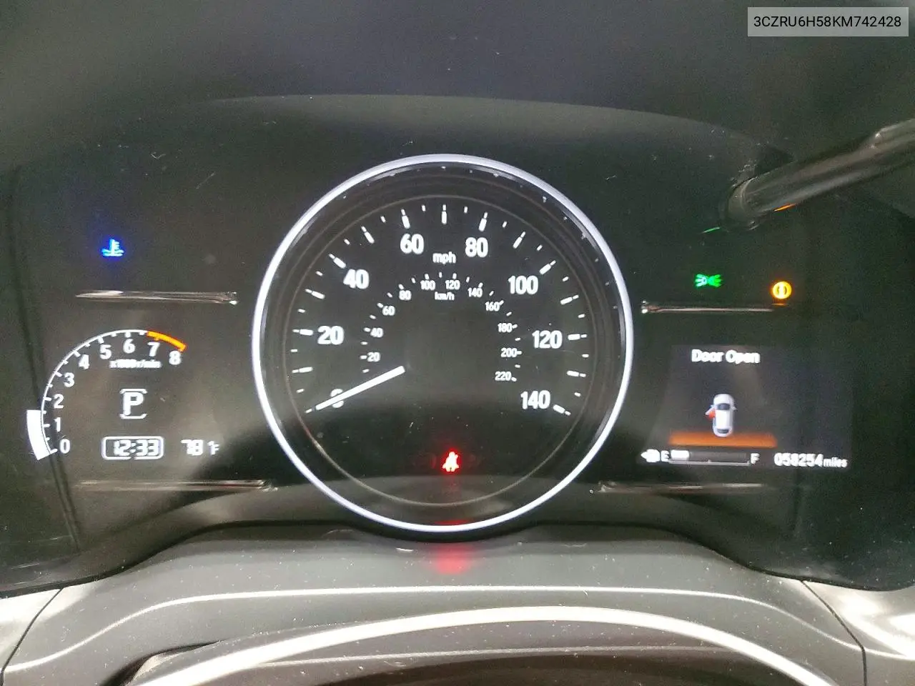 2019 Honda Hr-V Ex VIN: 3CZRU6H58KM742428 Lot: 59150806