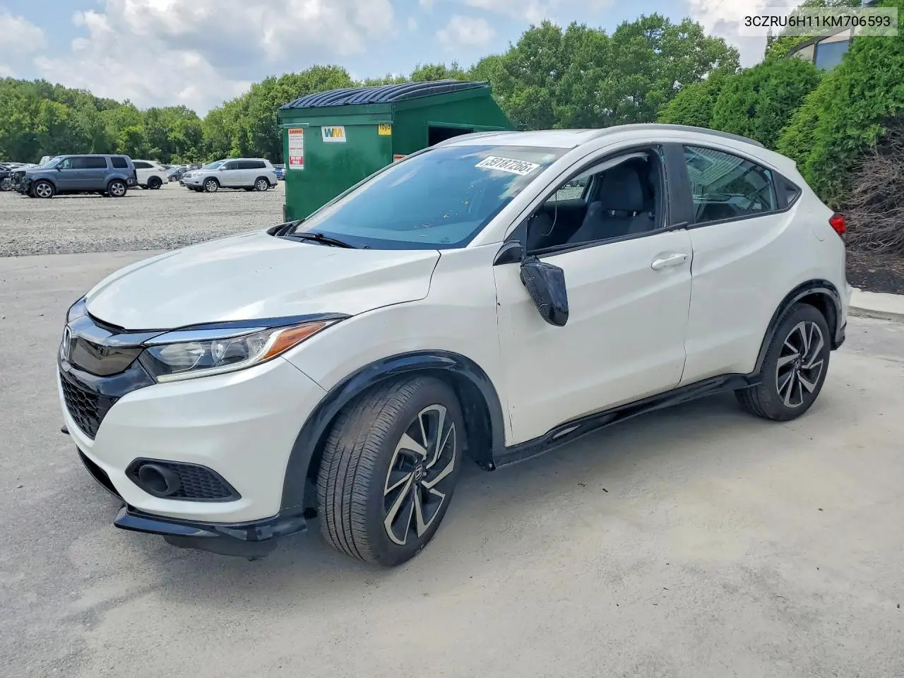 3CZRU6H11KM706593 2019 Honda Hr-V Sport