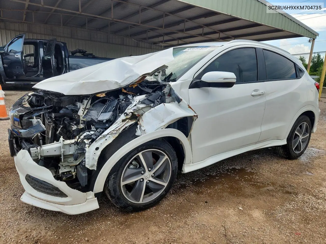 2019 Honda Hr-V Touring VIN: 3CZRU6H9XKM704735 Lot: 59364616