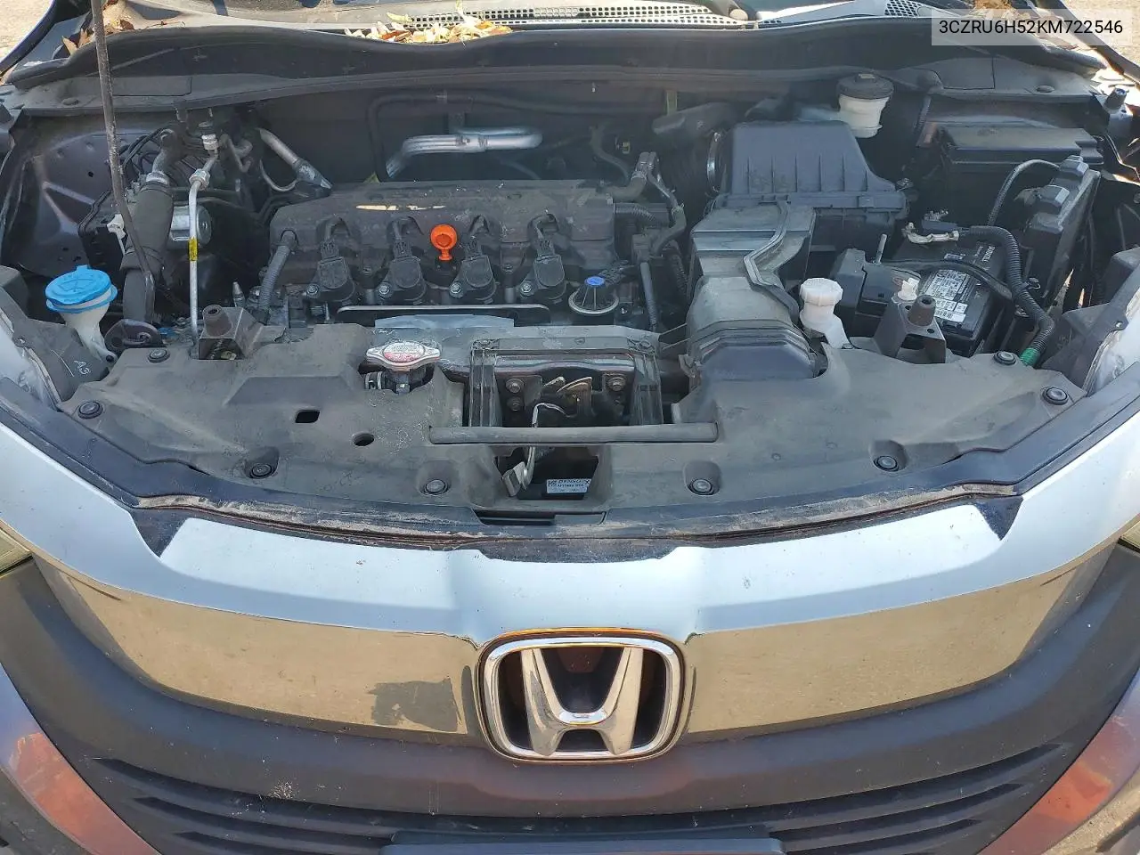 2019 Honda Hr-V Ex VIN: 3CZRU6H52KM722546 Lot: 59742516