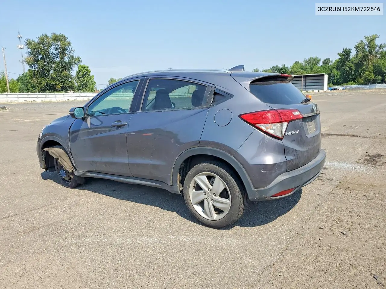 2019 Honda Hr-V Ex VIN: 3CZRU6H52KM722546 Lot: 59742516