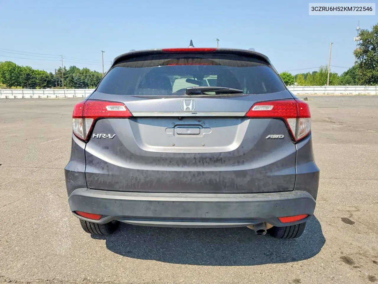 2019 Honda Hr-V Ex VIN: 3CZRU6H52KM722546 Lot: 59742516