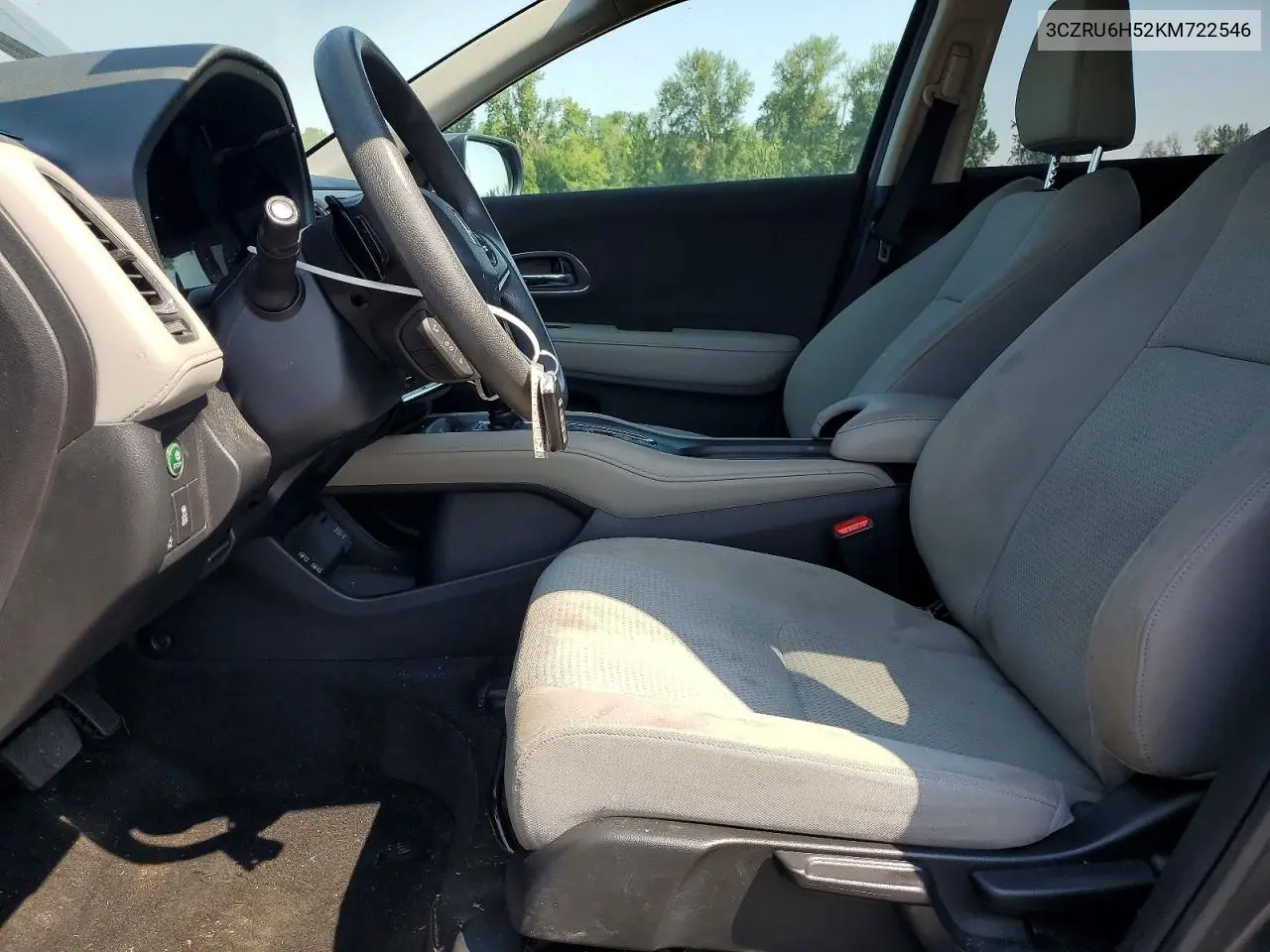 2019 Honda Hr-V Ex VIN: 3CZRU6H52KM722546 Lot: 59742516