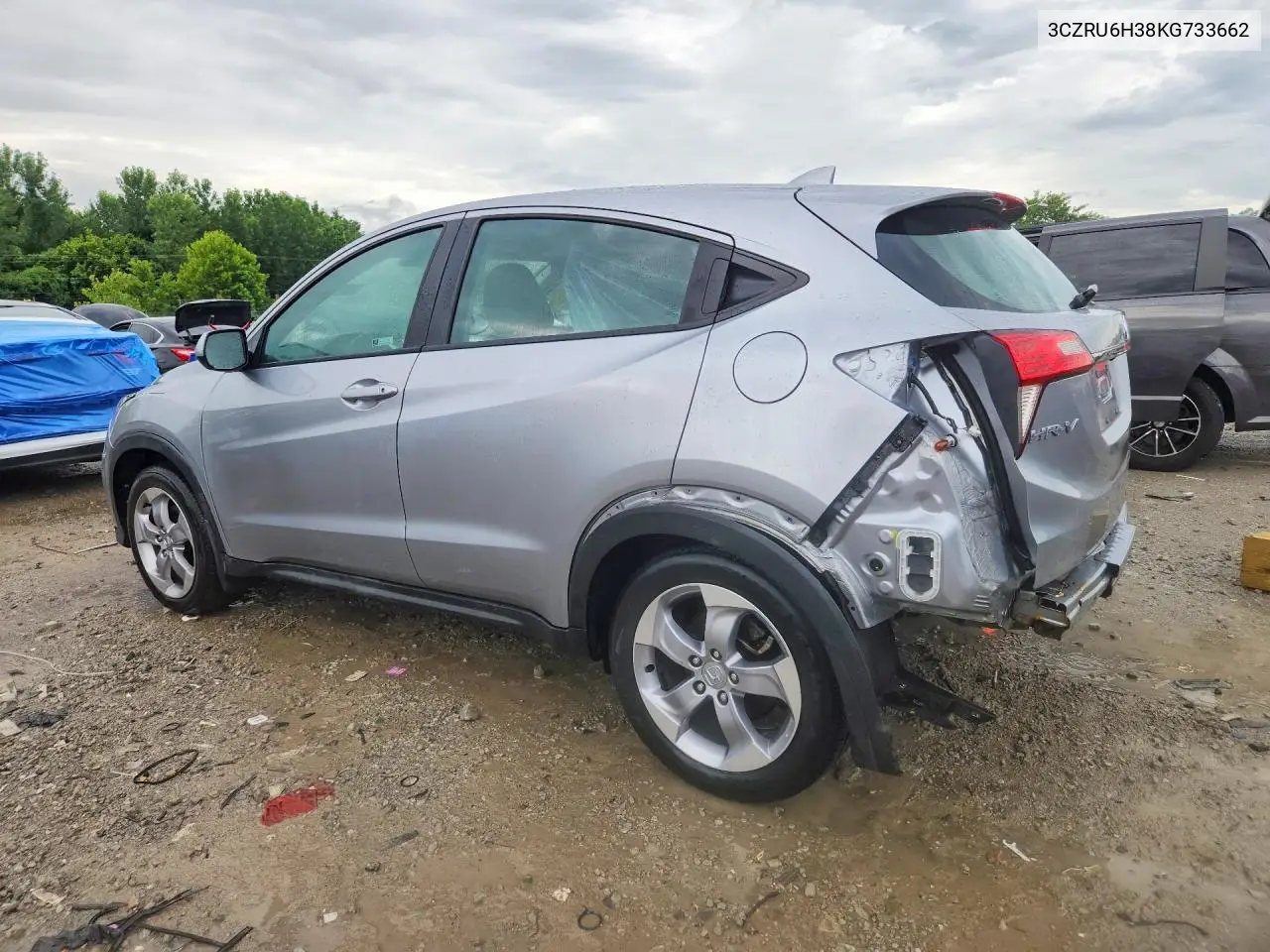 2019 Honda Hr-V Lx VIN: 3CZRU6H38KG733662 Lot: 60413736