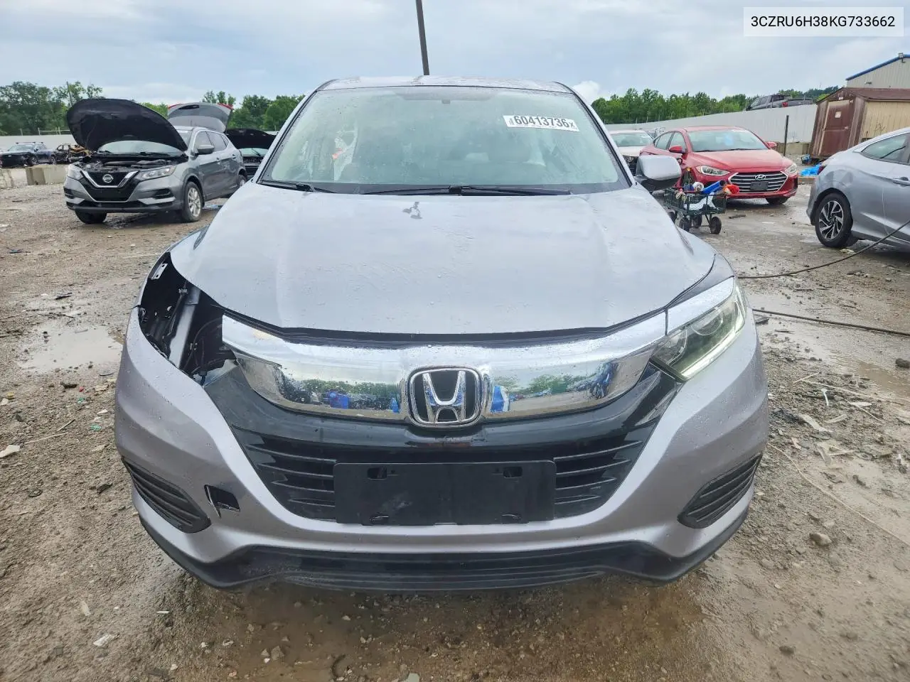 2019 Honda Hr-V Lx VIN: 3CZRU6H38KG733662 Lot: 60413736