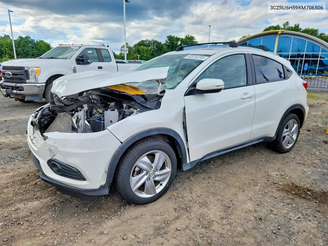 2019 Honda Hr-V Ex VIN: 3CZRU6H59KM706506 Lot: 60638206