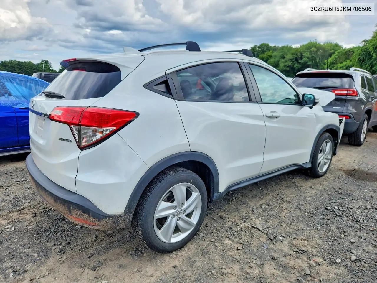 2019 Honda Hr-V Ex VIN: 3CZRU6H59KM706506 Lot: 60638206