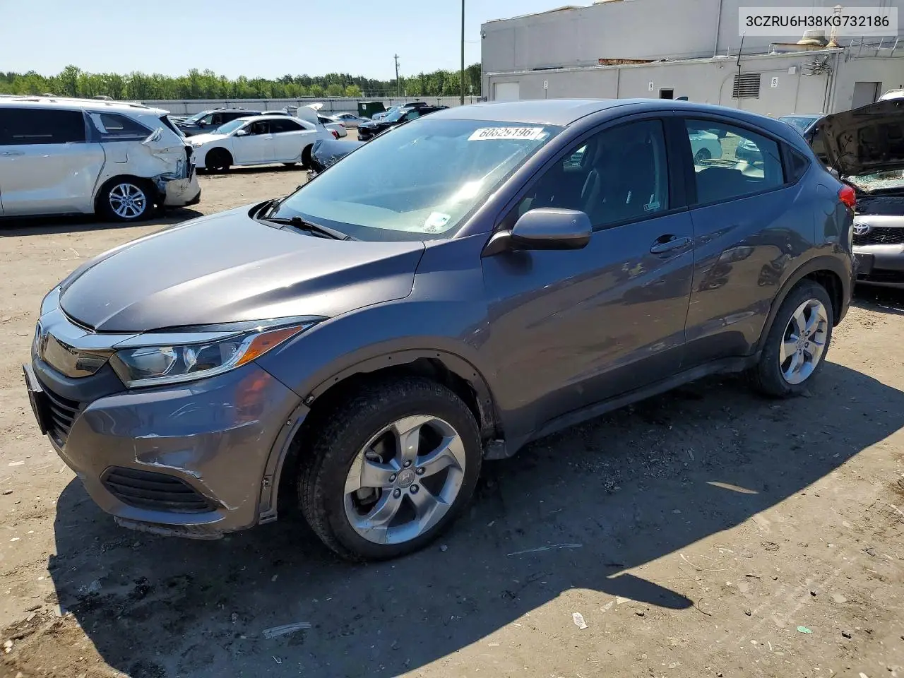 2019 Honda Hr-V Lx VIN: 3CZRU6H38KG732186 Lot: 60829196