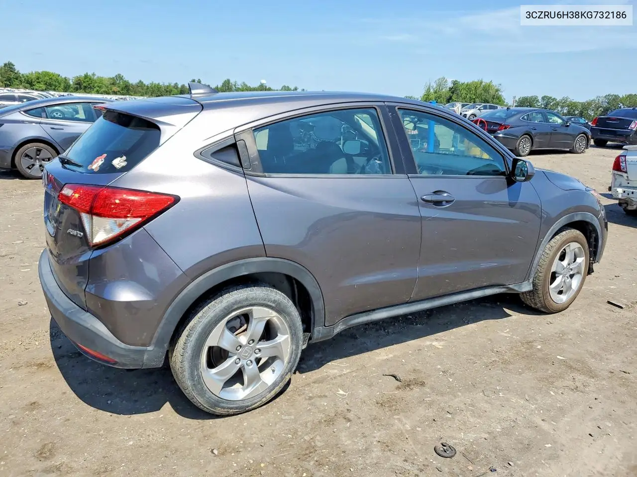 2019 Honda Hr-V Lx VIN: 3CZRU6H38KG732186 Lot: 60829196
